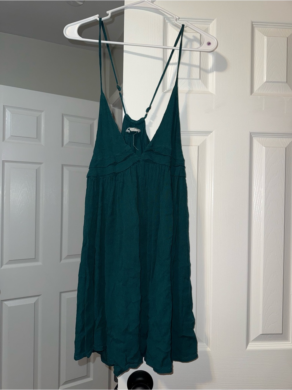 O'Neill Teal Spaghetti Strap Mini Dress